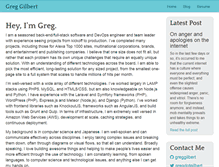 Tablet Screenshot of greg-gilbert.com